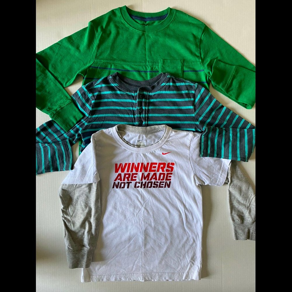 4 Pack Longsleeve Tee Boy Size S 6